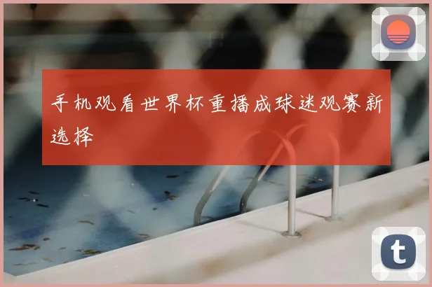 手机观看世界杯重播成球迷观赛新选择