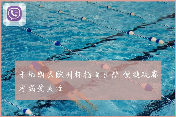 手机购买欧洲杯指南出炉 便捷观赛方式受关注