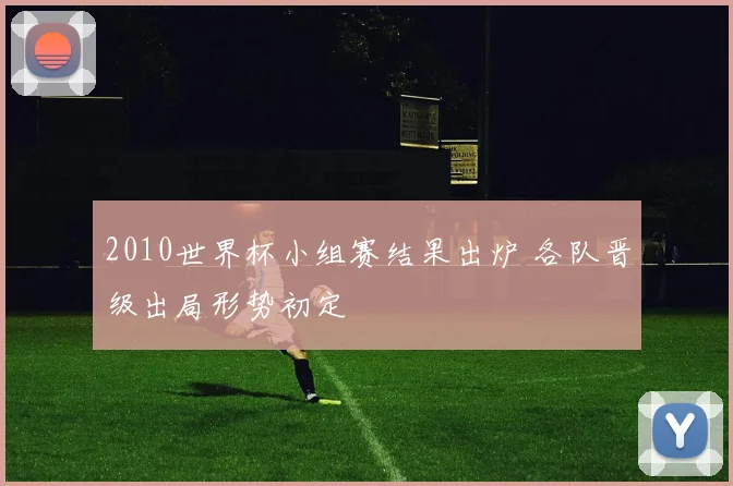 2010世界杯小组赛结果出炉 各队晋级出局形势初定